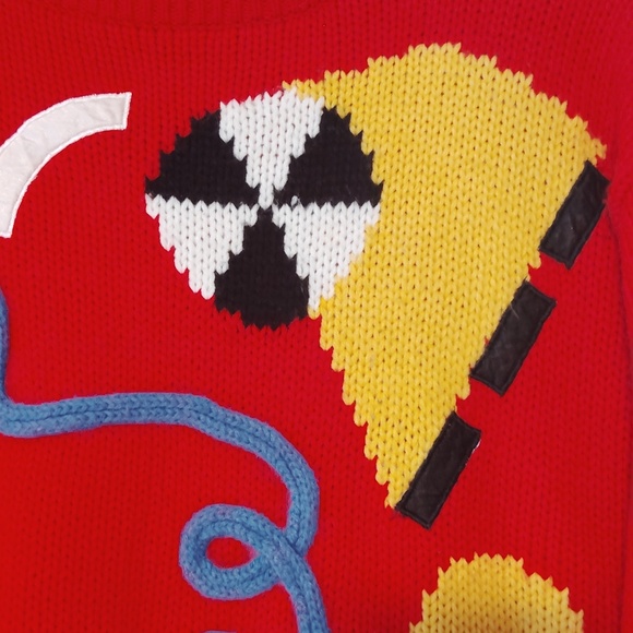 Colorful Geometric Pattern Sweater - Picture 3 of 5